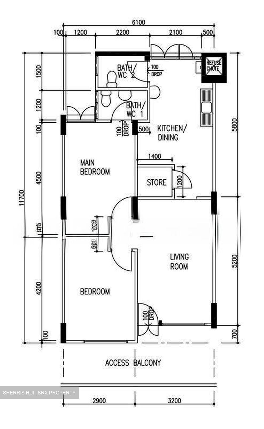 Blk 110 Chong Pang Garden (Yishun), HDB 3 Rooms #610668191